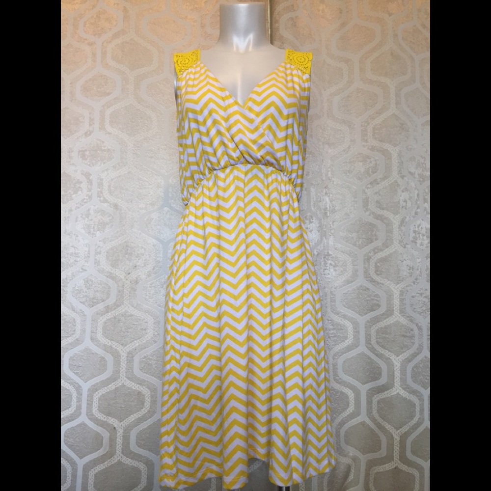 Yellow spring dress
